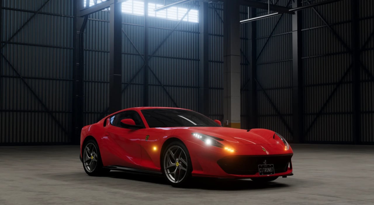Ferrari 812 Superfast Red 2022